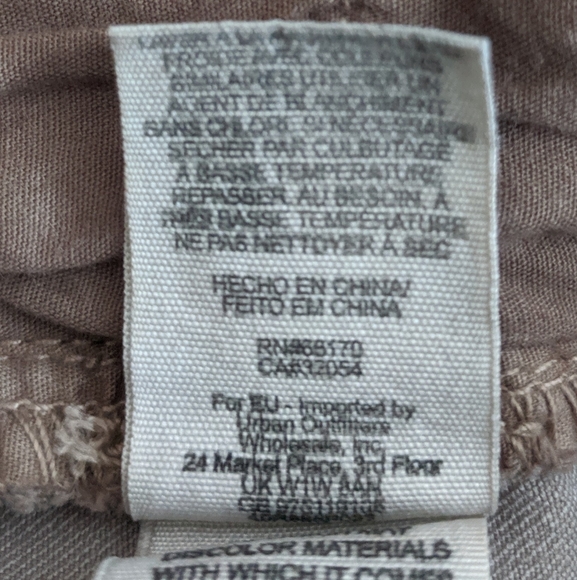 Free People Tan Distressed Skinny Jeans Size 25 - Picture 6 of 7